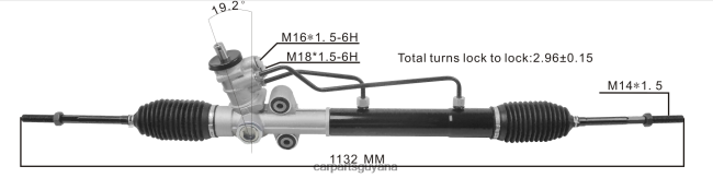 car parts Guyana V8D68H2691 Power Steering Rack 95209431 96952196 96451425 96852935 95961360 96442383 96407342 CHEVROLET