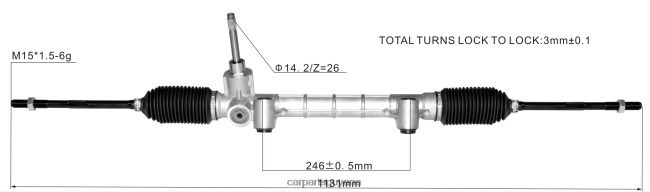 car parts store in Guyana V8D68H2793 Power Steering Rack 68543684AA 52158008 DODGE/CHRYSLER