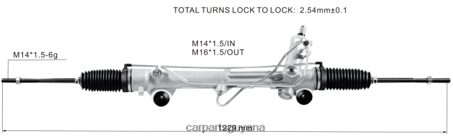 auto parts store in Guyana V8D68H2677 Power Steering Rack 2R3Z-3504-BARM FORD