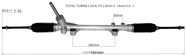 auto spare parts Guyana V8D68H2678 Power Steering Rack J7BC-3A500-JB 3L547-B562AA 1908702 FORD