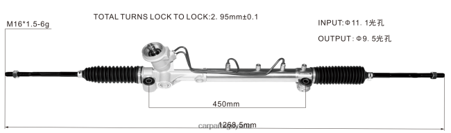 car accessories Guyana V8D68H2672 Power Steering Rack 3L8Z-3504-DARM YL8Z-3504-KBRM FORD