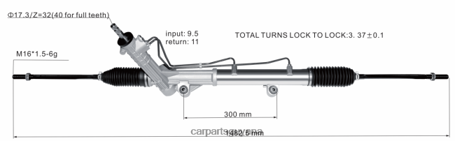 royal link auto parts Guyana V8D68H2669 Power Steering Rack 97VB3N503BA 97VB3N503AA FORD