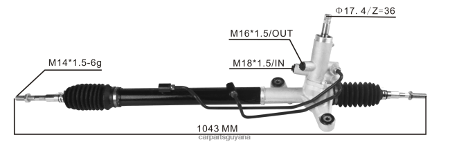auto parts store in Guyana V8D68H2527 Power Steering Rack 53601-SNA-A52 53601-SNA-A04 71632-26010 HONDA