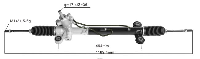 royal link auto parts Guyana V8D68H2529 Power Steering Rack 53601-STK-A02 53601-STK-A04 HONDA