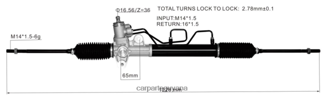 auto parts Guyana V8D68H2735 Power Steering Rack 57700-22601 57700-2F100 577002F650 577002F101 57710-2F000 HYUNDAI/KIA