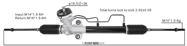 auto spare parts Guyana V8D68H2738 Power Steering Rack 57710-25010 57710-25000 57710-25510 HYUNDAI/KIA