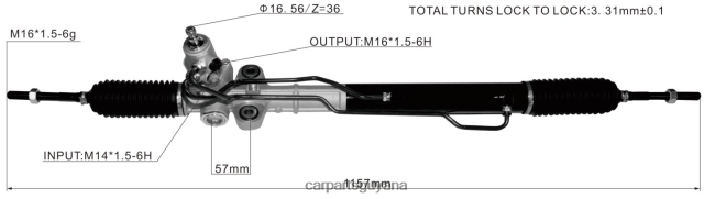 auto spare parts Guyana V8D68H2768 Power Steering Rack 57700-3J000 HYUNDAI/KIA
