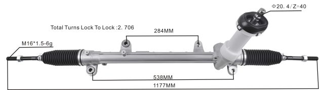 car accessories Guyana V8D68H2752 Power Steering Rack 56500-D3100 56500-D7100 HYUNDAI/KIA