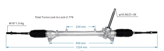 car accessories Guyana V8D68H2762 Power Steering Rack 56500-J4000 HYUNDAI/KIA