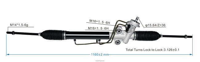 royal link auto parts Guyana V8D68H2719 Power Steering Rack 0K2KK-32-110 HYUNDAI/KIA