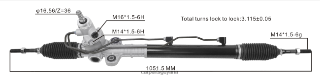 royal link auto parts Guyana V8D68H2739 Power Steering Rack 57700-1E100 HYUNDAI/KIA