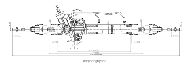 car parts store in Guyana V8D68H2613 Power Steering Rack 8-97239781-2 ISUZU