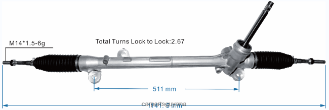 royal link auto parts Guyana V8D68H2629 Power Steering Rack GW6T-32-110 MAZDA