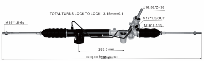 royal link auto parts Guyana V8D68H2559 Power Steering Rack 4410A259 MITSUBISHI
