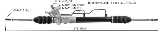auto spare parts Guyana V8D68H2578 Power Steering Rack 49001-5M406 49001-5M407 49001-BN013 NISSAN