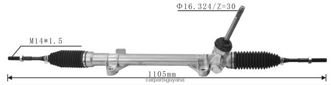 auto spare parts Guyana V8D68H2588 Power Steering Rack 48001-4BG0A NISSAN