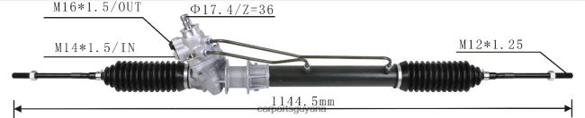 car parts for sale in Guyana V8D68H2594 Power Steering Rack 49001-0M010 NISSAN