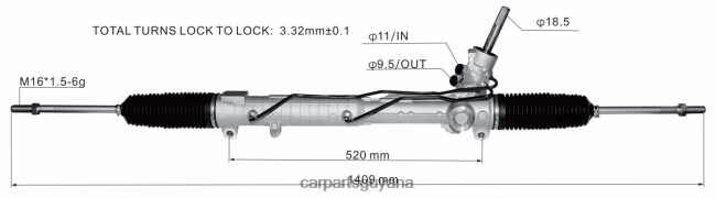 auto parts Guyana V8D68H2835 Power Steering Rack LR005939 LAND ROVER