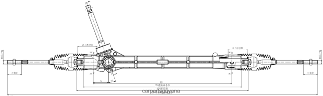 auto parts store in Guyana V8D68H2847 Power Steering Rack P8891751926 GEELY