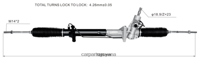 car parts Guyana V8D68H2781 Power Steering Rack 34010442B VOLVO