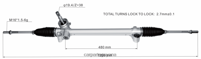 royal link auto parts Guyana V8D68H2829 Power Steering Rack 10291461 ROEWE