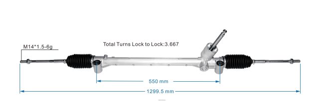 auto parts Guyana V8D68H2625 Power Steering Rack 48500-M66R00 SUZUKI