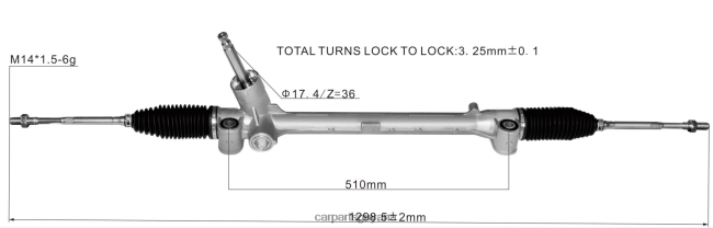 auto parts store in Guyana V8D68H2617 Power Steering Rack JQ201-005901 SUZUKI