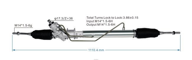 car parts for sale in Guyana V8D68H2614 Power Steering Rack 48580-65D51 SUZUKI