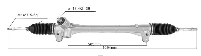 auto parts Guyana V8D68H2445 Power Steering Rack 45510-47040 45510-47050 TOYOTA