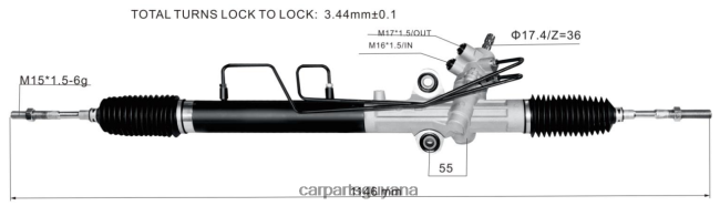 auto parts Guyana V8D68H2485 Power Steering Rack 44200-26560 TOYOTA