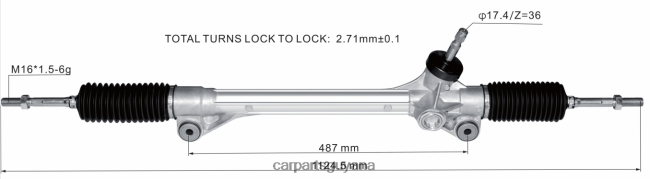 auto parts Guyana V8D68H2515 Power Steering Rack 45510-48020 TOYOTA