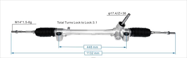 auto parts store in Guyana V8D68H2507 Power Steering Rack 45510-0D560 TOYOTA