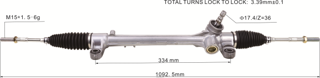 auto spare parts Guyana V8D68H2478 Power Steering Rack 45510-20100 TOYOTA