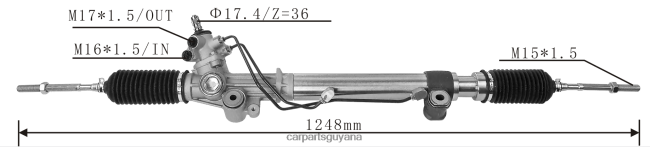 auto spare parts Guyana V8D68H2488 Power Steering Rack 44200-35050 TOYOTA