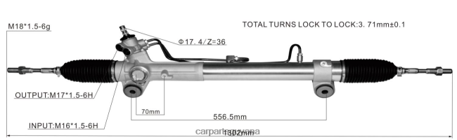 auto supply Guyana V8D68H2486 Power Steering Rack 44250-26610 TOYOTA