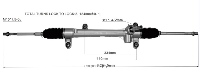 car accessories Guyana V8D68H2512 Power Steering Rack 45510-28131 TOYOTA