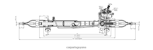 car accessories Guyana V8D68H2522 Power Steering Rack 44200-50180 TOYOTA
