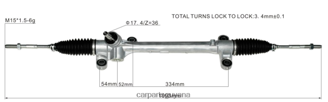 car parts Guyana V8D68H2441 Power Steering Rack 45510-02640 TOYOTA