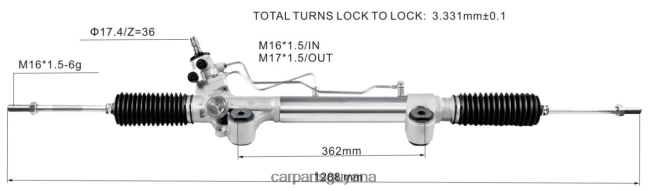 car parts Guyana V8D68H2471 Power Steering Rack 44250-0K710 44250-0K660 44250-0K820 TOYOTA