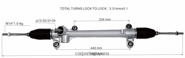 car parts for sale in Guyana V8D68H2444 Power Steering Rack 45510-47030 45510-47020 TOYOTA