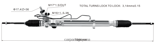 car parts store in Guyana V8D68H2483 Power Steering Rack 44200-26491 TOYOTA