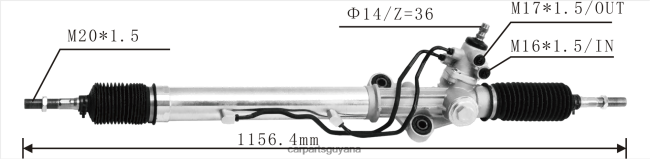 royal link auto parts Guyana V8D68H2449 Power Steering Rack 44250-60060 TOYOTA