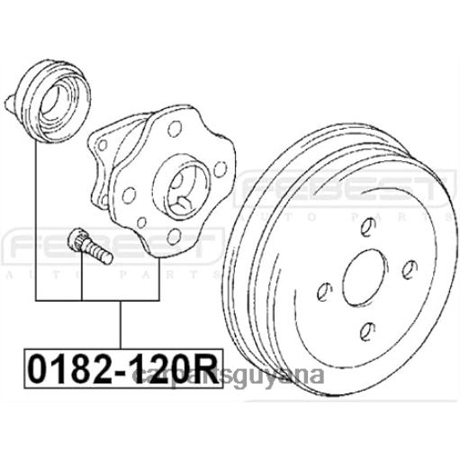 4245012051 - Wheel Hub 2F6T218 auto spare parts guyana